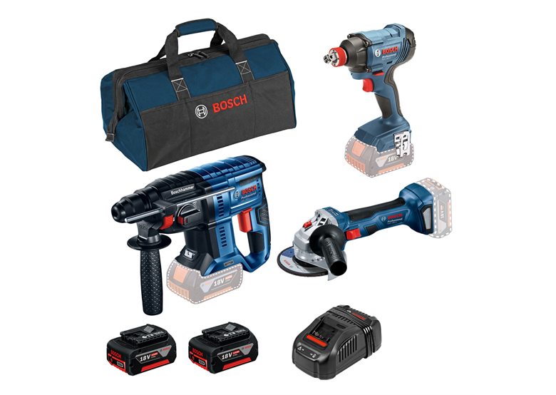 Zestaw elektronarzędzi 18V Bosch 0615990M5G 2x5.0Ah