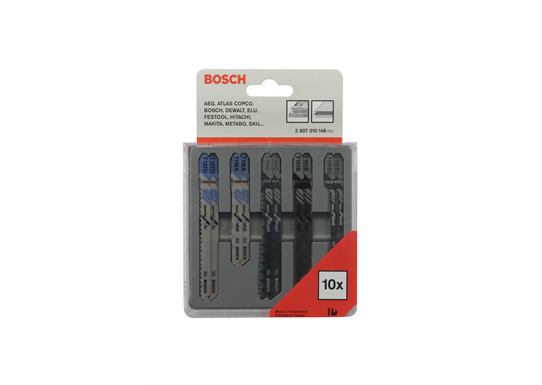 Brzeszczoty do wyrzynarki 10szt. Bosch 2607010148