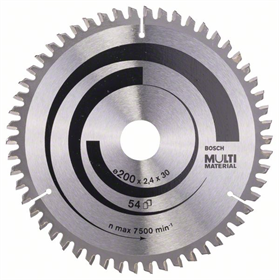 Tarcza pilarska Multi Material 200x30mm Z54 Bosch 2608640510