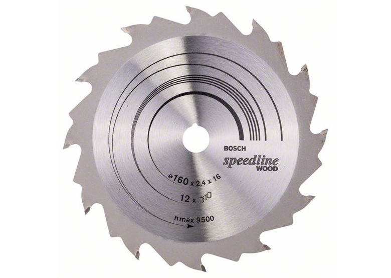 Tarcza pilarska Speedline Wood 160x16mm Z12 Bosch 2608640784
