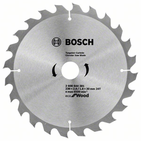 Tarcza pilarska 230x30mm Z24 Bosch ECO for Wood