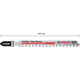 Brzeszczot do wyrzynarki, 3szt. Bosch EXPERT Fiber Plaster T 141 HM