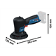 Polerko-szlifierka mimośrodowa Bosch GPX 12V-125