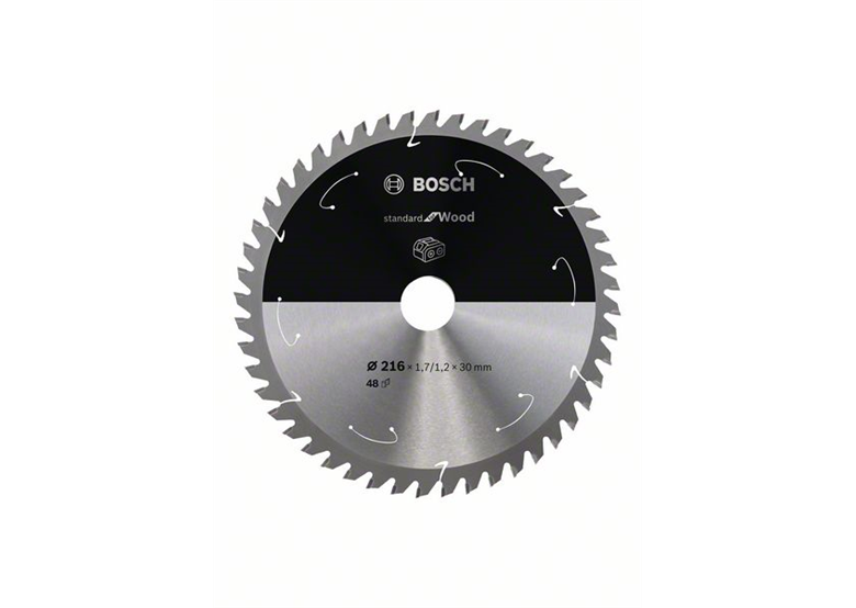 Tarcza do ukośnicy 216x30mm, 48 Bosch Standard for Wood