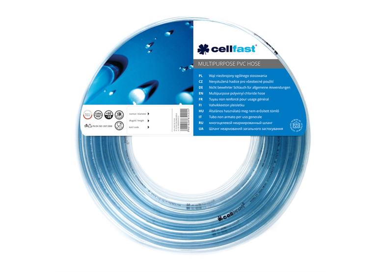 Wąż niezbrojony ogólnego stosowania 8,0 mm x 1,0 mm 50 mb Cellfast C 20-423