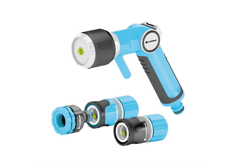 Zestaw ze zraszaczem pistoletowym 1/2"-5/8" Cellfast ERGO 53-530