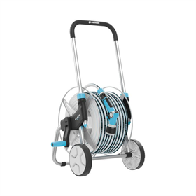 Wózek z wężem 1/2" 50m i zraszaczem Cellfast EXPLORER