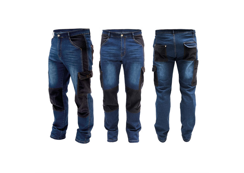 Spodnie jeans rozm.XL, denim 280g/m2 Dedra BH45SP-XL