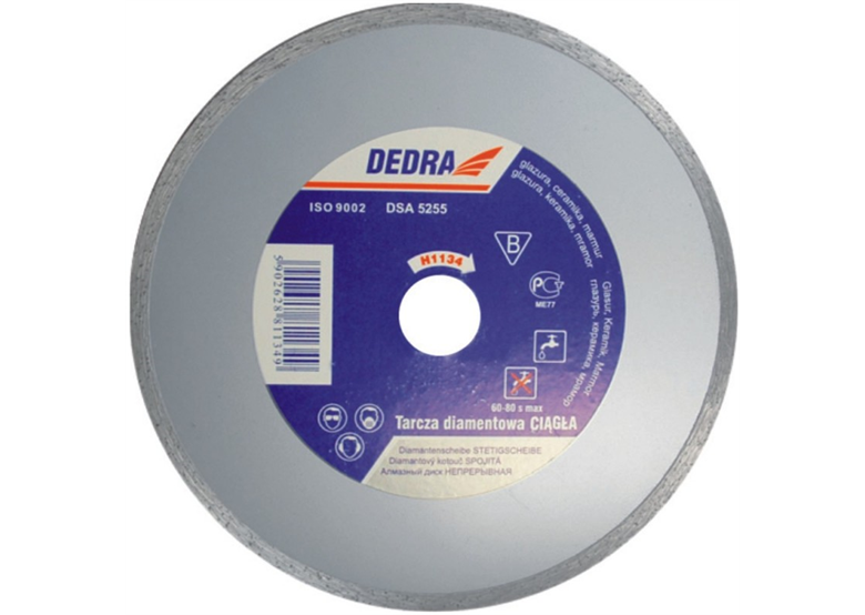Tarcza diamentowa 250 mm/25,4 Dedra H1136E