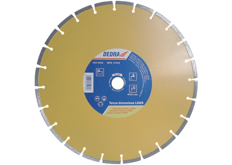 Tarcza diamentowa Laser 125 mm / 22,2 Dedra H1153