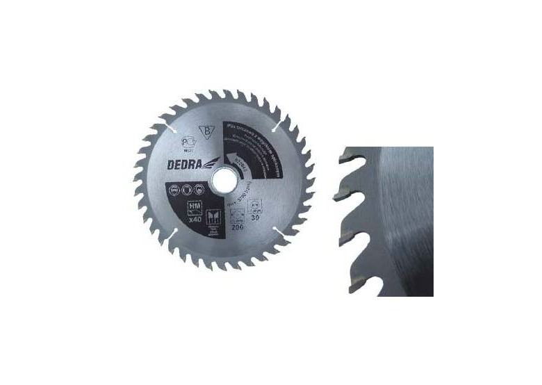 Stalowa piła tarczowa do drewna 500x30mm Z100 Dedra H500100