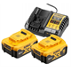 Ładowarka i 2 akumulatory 18V 5.0Ah DeWalt DCB1104P2