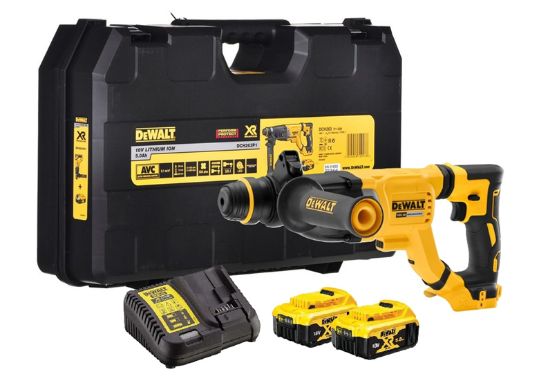 Młotowiertarka akumulatorowa DeWalt DCH263P1