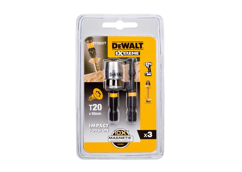 Końcówki wkrętarskie 2szt. DeWalt DT70537T
