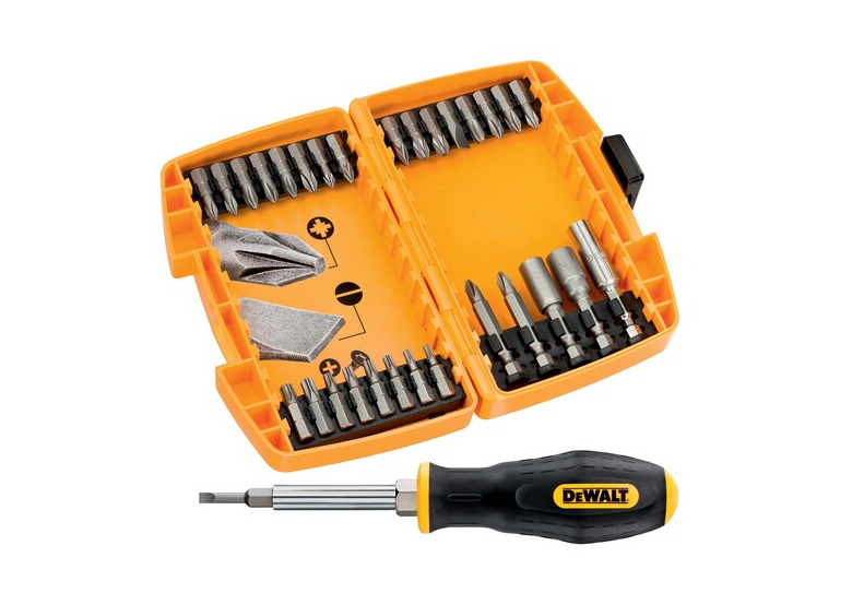 Zestaw 30 cz. bitów. wkętarskich z uchw 6 w 1 DeWalt DT71506