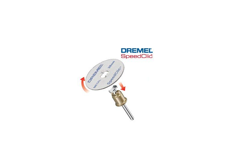 Zestaw tarcz sclic do metalu/5 tarcz do cięcia 38mm,1,25mm/ Dremel 2615S456JC