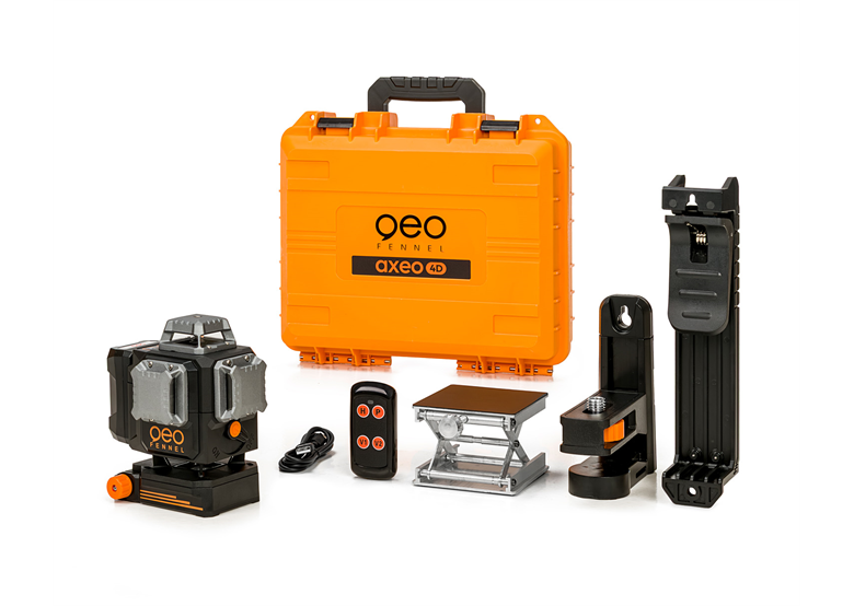 Zielony laser krzyżowy płaszczyznowy 4x360° Geo-Fennel AXEO 4D