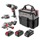 Zestaw elektronarzędzi 18V Graphite Energy+ 58G093-CS 1x4.0Ah, 1x2.0Ah