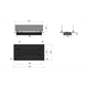 Biokominek do zabudowy Infire INSERT BLACK 600
