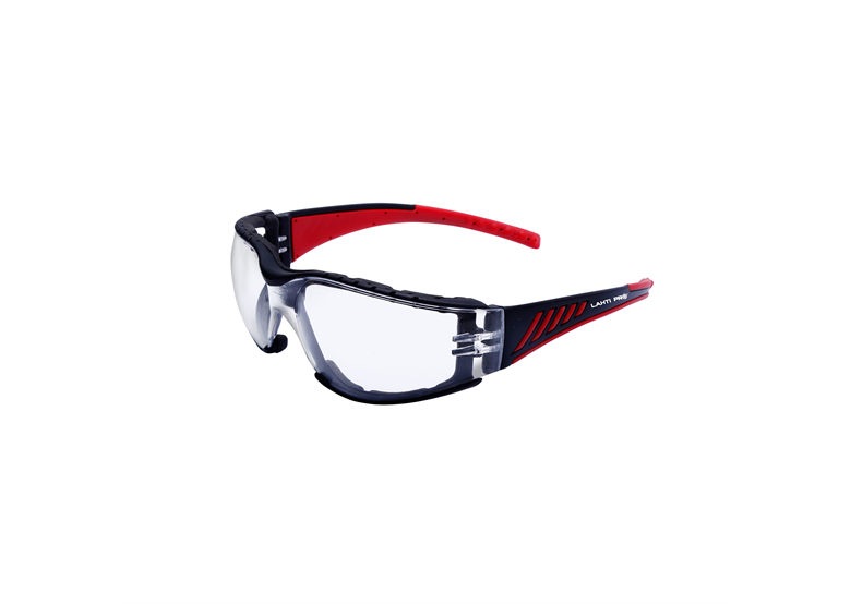 Okulary ochronne bezbarwne z pianką, odporne mechanicznie FT Lahti Pro L1500500