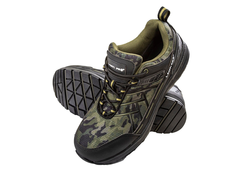 Półbuty z dzianiny rip-stop moro zielone, s2 src, 44, ce Lahti Pro L3043044
