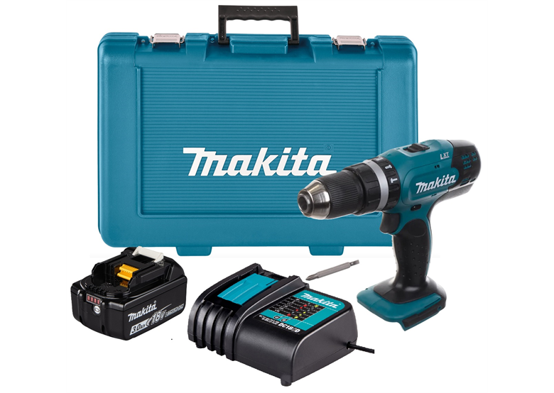 Wiertarko-wkrętarka udarowa Makita DHP453RFX8 1x3.0Ah