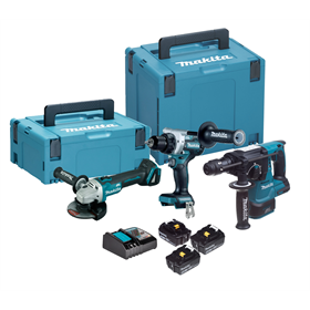 Zestaw elektronarzędzi 18V Makita LXT DLX3202TJ 3x5.0Ah