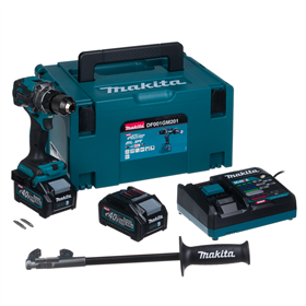 Wiertarko-wkrętarka Makita XGT DF001GM201 2x4,0Ah MAKPAC 3