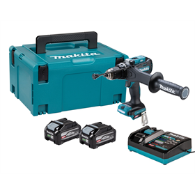 Wiertarko-wkrętarka udarowa Makita XGT HP003GU201 2x4.0Ah