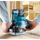 Frezarka górnowrzecionowa Makita XGT RP001GM201 2x4.0Ah