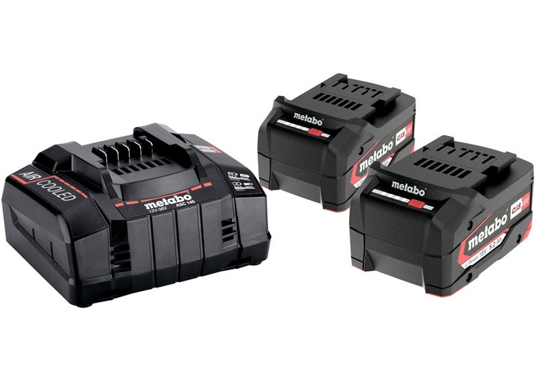 Zestaw 2 akumulatorów 18V Li-Power 5.2Ah z ładowarką ASC 30-36V Metabo 685051000