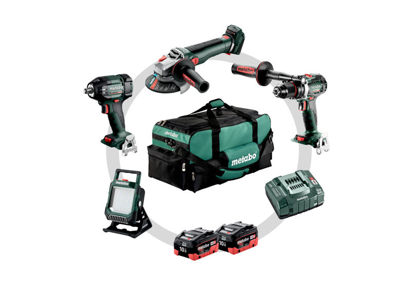 Zestaw elektronarzędzi 18V Metabo CAS Combo Set 4.3.2 2x10.0Ah