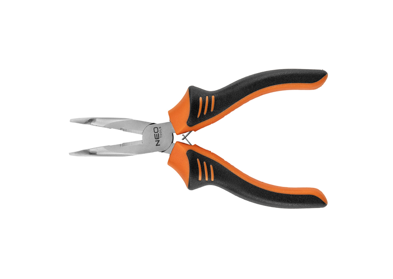 Szczypce wydłużone wygięte 160mm Neo 01-254