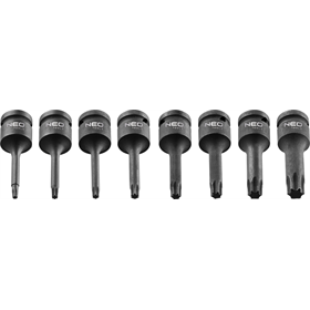 Klucze udarowe torx, 1/2" 9szt. Neo 08-712