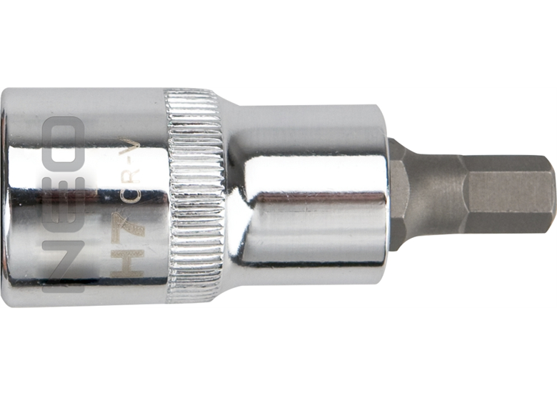 Końcówka sześciokątna na nasadce 1/2", H17x55mm Neo 08-777
