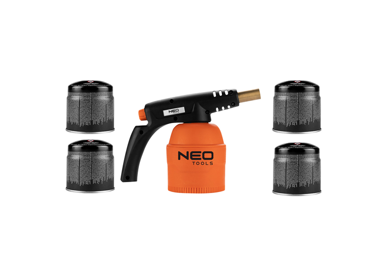Lampa lutownicza + 4 naboje nabijane Neo 20-045