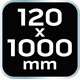 Ścisk stolarski 120x1000mm Neo 45-456