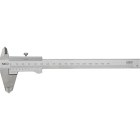 Suwmiarka z certyfikatem DIN, 150mm, stal nierdzewna Neo 75-001