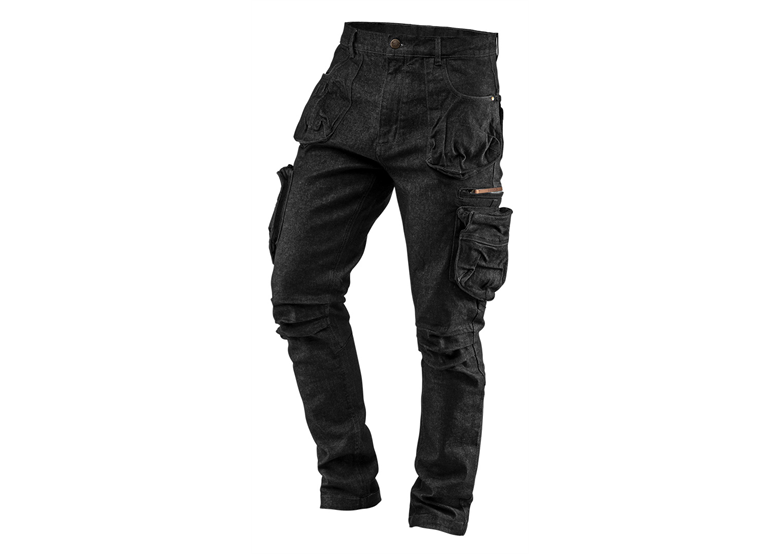 Spodnie robocze DENIM, czarne M Neo 81-233-M