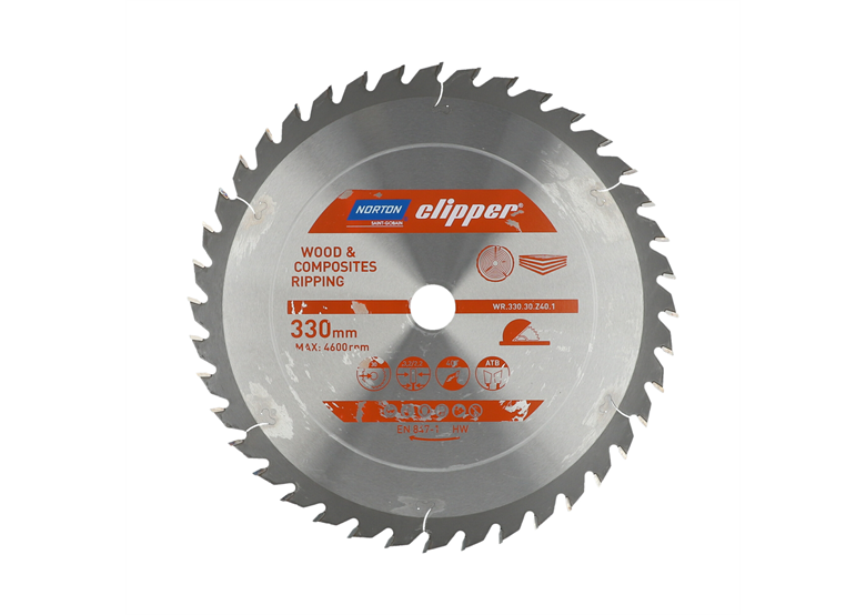 Tarcza pilarska widiowa Norton WR.330.30.Z40.1