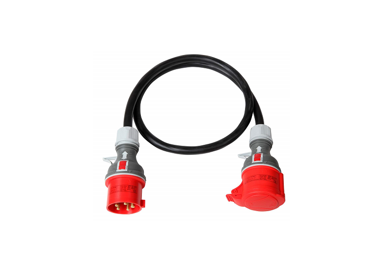 Przedłużacz siłowy 400 V Plastrol PS-S G RN IP44 (5X2,5) H07RN-F  - CZARNY