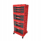 Skrzynia z dużą szufladą Qbrick System ONE 2.0 DRAWER 1 TOOLBOX RED Ultra HD Custom