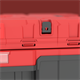 Skrzynia z dużą szufladą Qbrick System ONE 2.0 DRAWER 1 TOOLBOX RED Ultra HD Custom