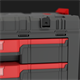 Skrzynka z szufladami Qbrick System PRIME DRAWER 3 TOOLBOX BASIC