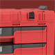 Skrzynka z szufladami Qbrick System PRIME DRAWER 4 TOOLBOX EXPERT RED Ultra HD Custom