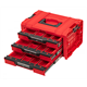 Zestaw szuflad na platformie kołowej Qbrick System PRO 2.0 DRAWER SET EXPERT RED Ultra HD Custom