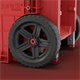 Kołowa skrzynka narzędziowa Qbrick System PRO CART 2.0 PROFI PLUS RED Ultra HD