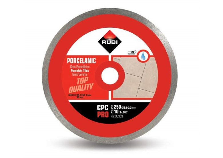 Tarcza diamentowa 250mm Rubi CPC 250 PRO