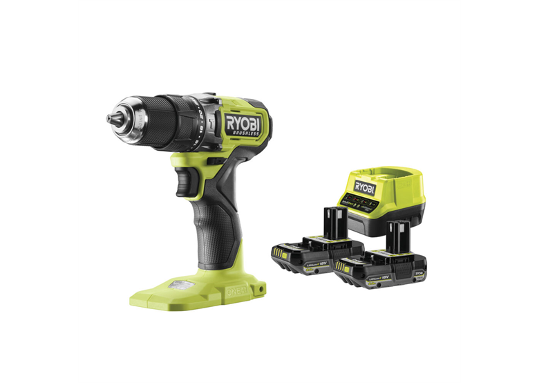 Wiertarko-wkrętarka udarowa Ryobi ONE+ RPD18BL-2C20S 2x2,0Ah