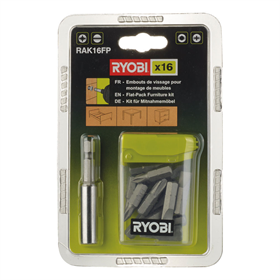 Zestaw bitów (16szt.) Ryobi RAK16FP